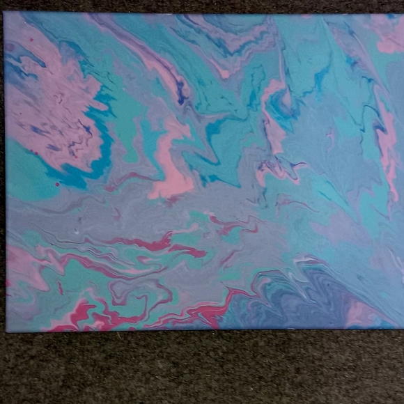 Pour paintings - Picture 3 of 6